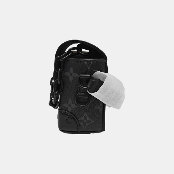 STEAMER Mini Monogram Coated Canvas Black