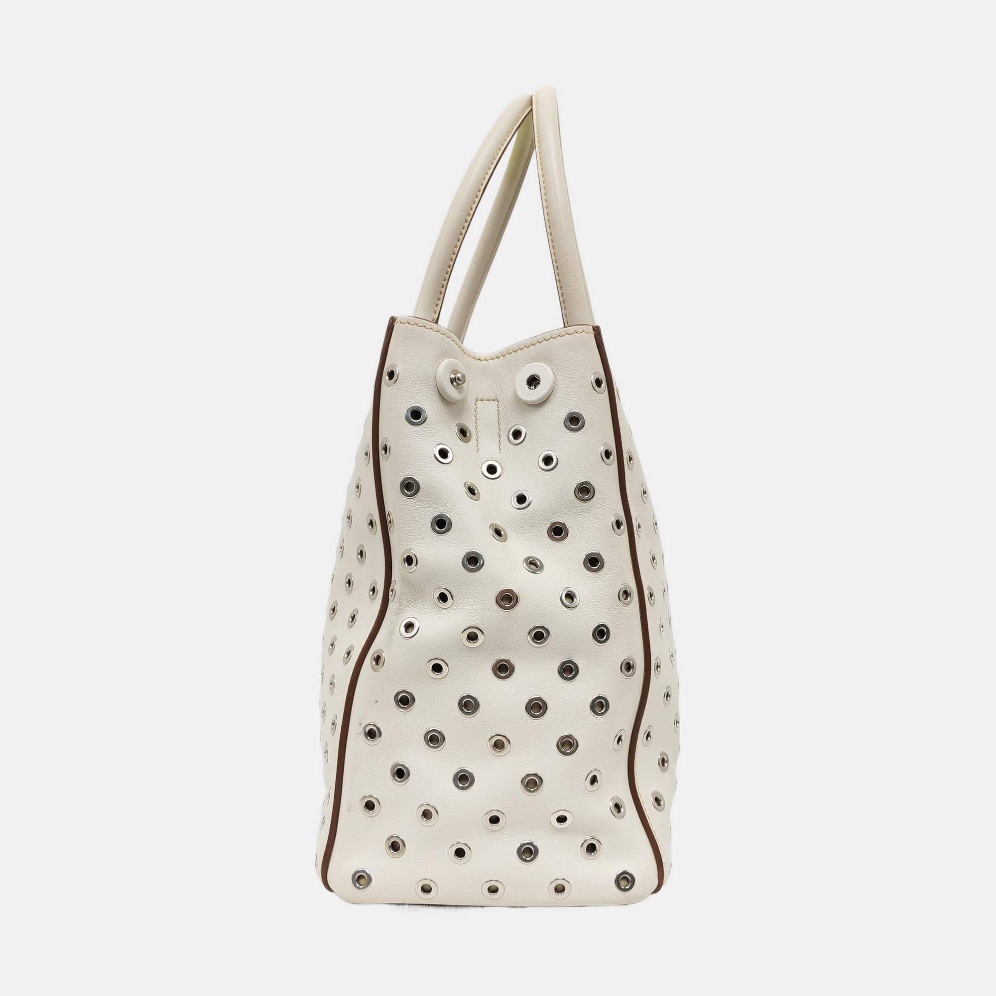 Calfskin Tote Bag White