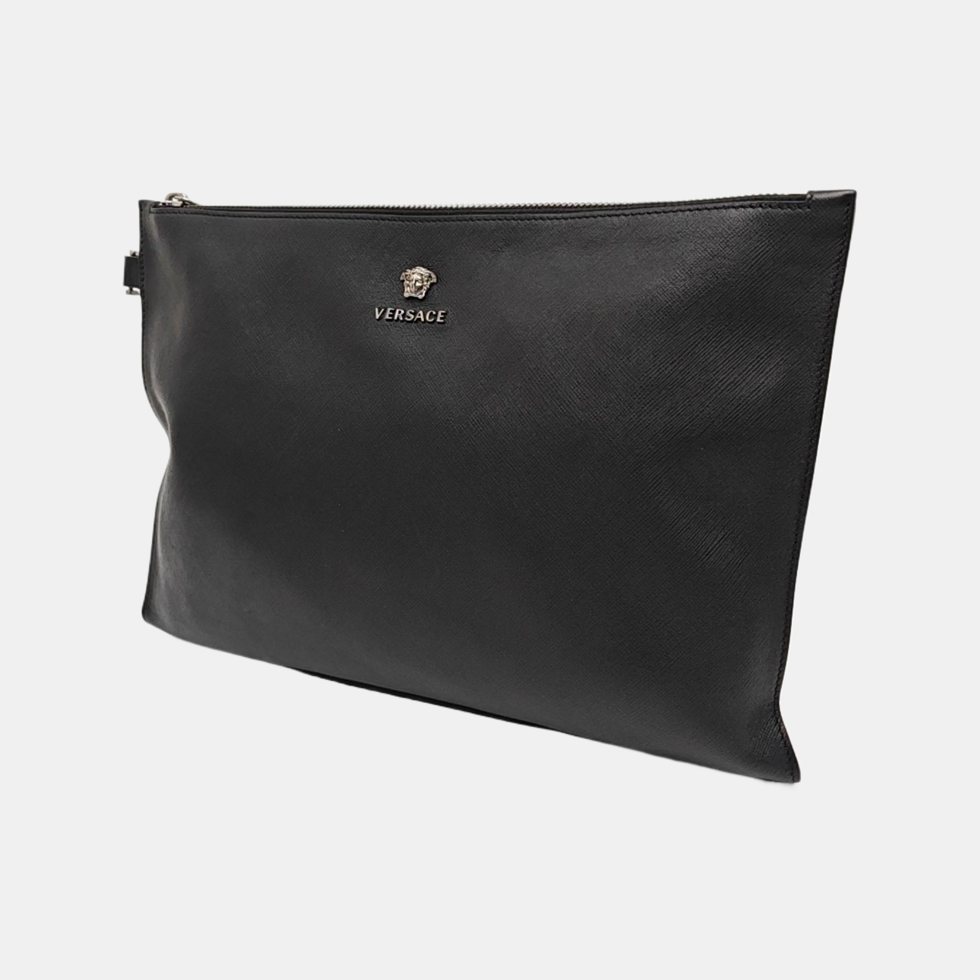 Calfskin Clutch Black