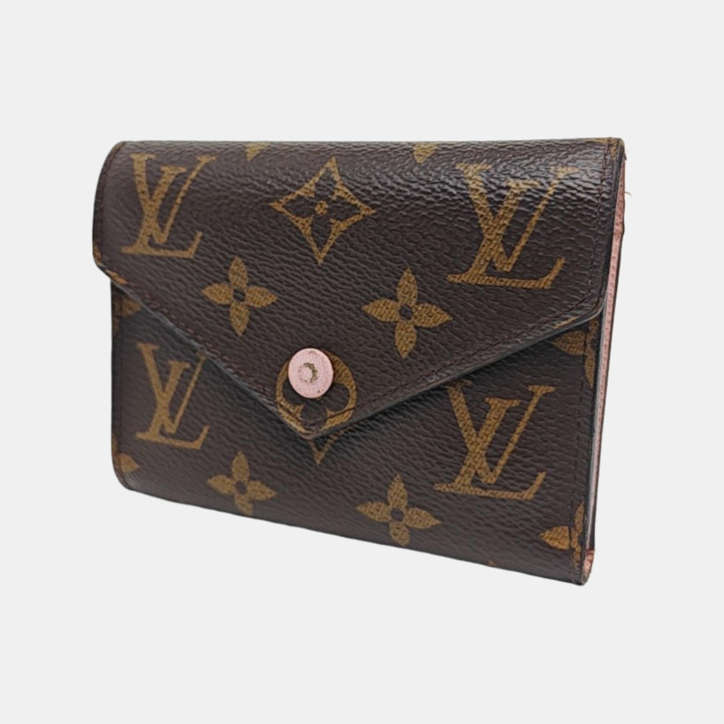 VICTORINE Monogram Coated Canvas Brown Wallet