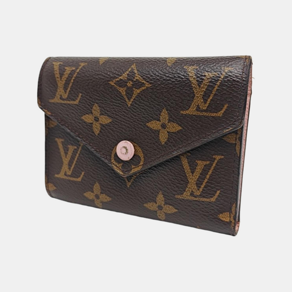 VICTORINE Monogram Coated Canvas Brown Wallet