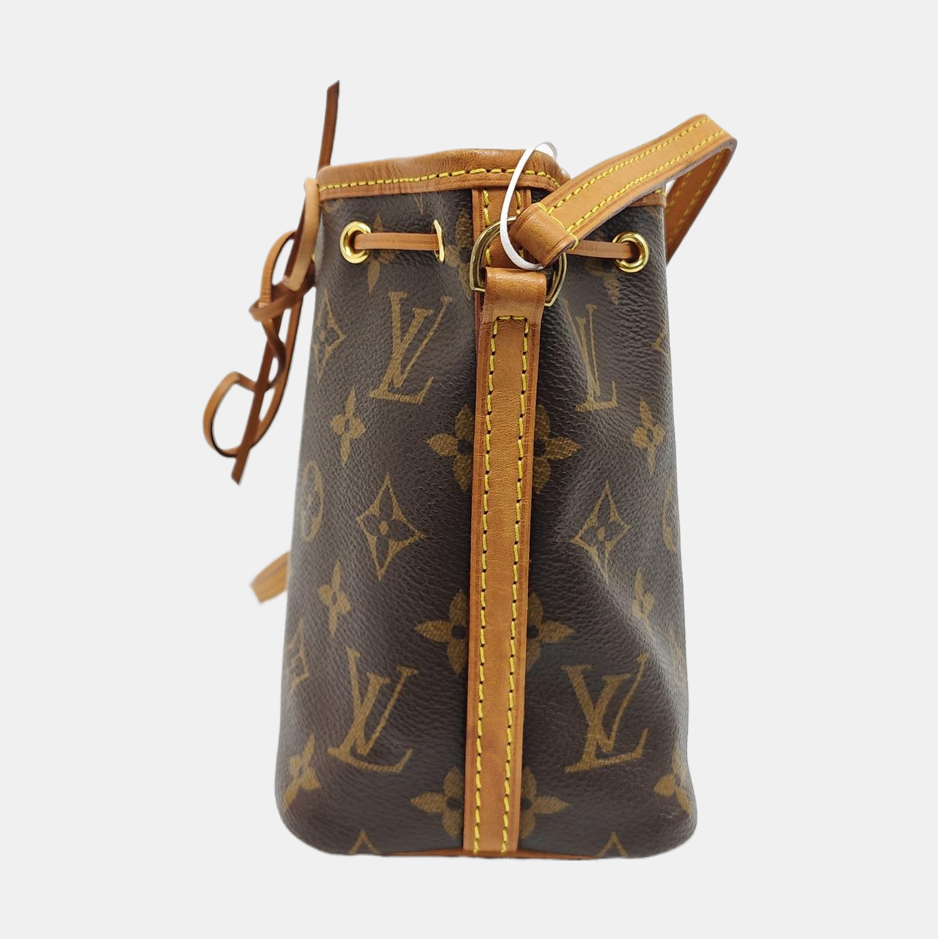 NÉONOÉ Nano Monogram Coated Canvas Brown