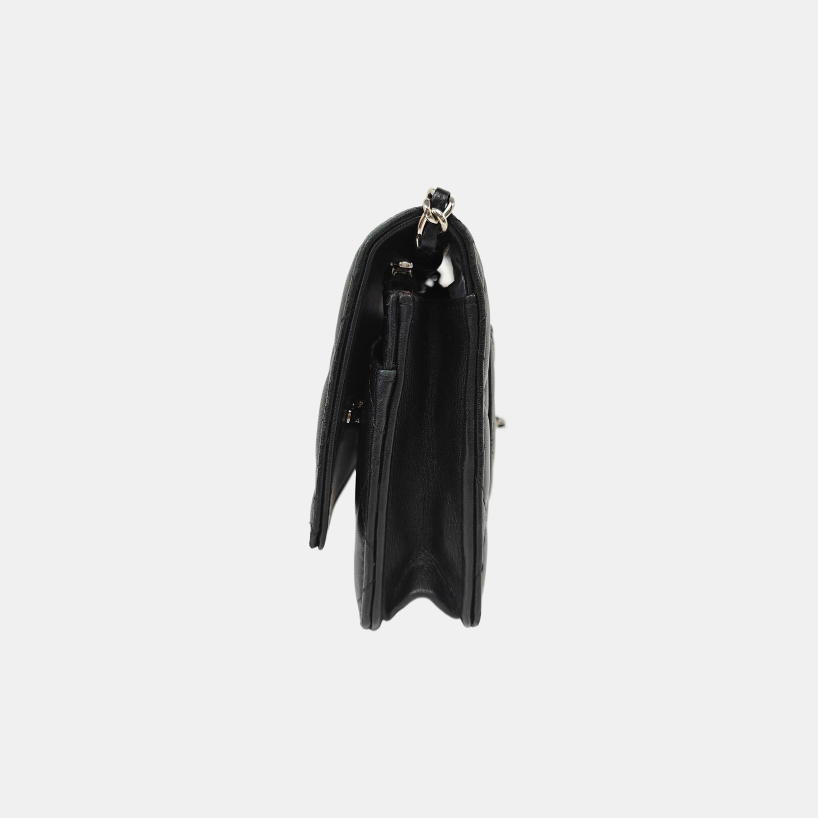 WOC Quilted Lambskin Black