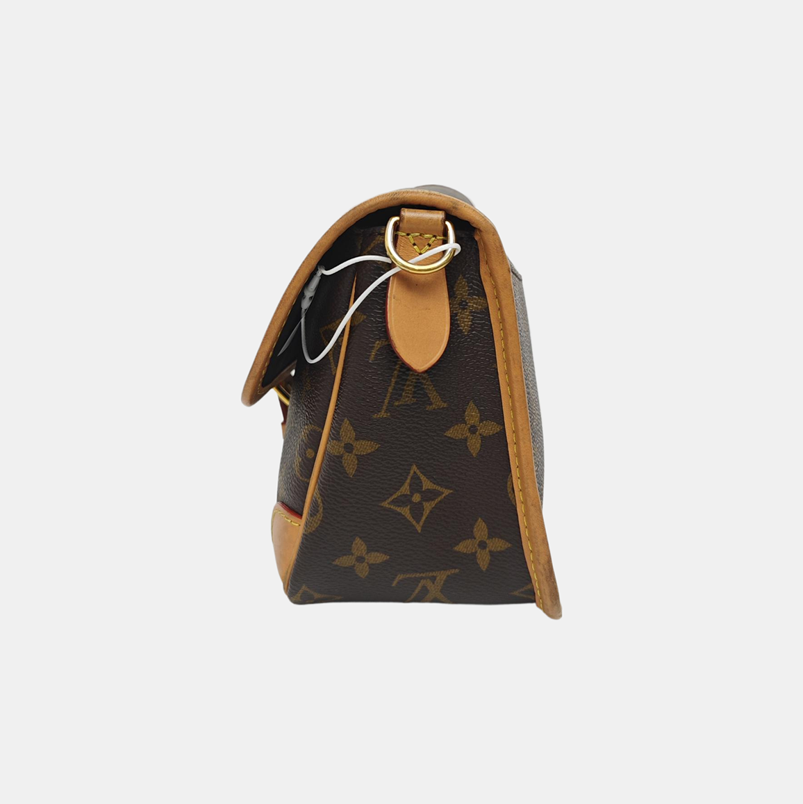 DIANE Monogram Coated Canvas Brown