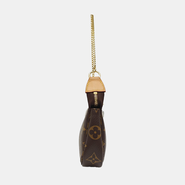 ACCESSOIRES Mini Monogram Coated Canvas Brown