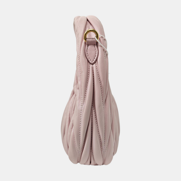Wander Matelassé Mini Quilted Lambskin Pink