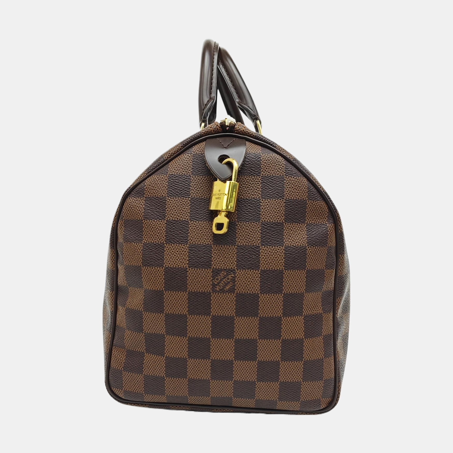 SPEEDY 30 Damier Ebene Coated Canvas Brown
