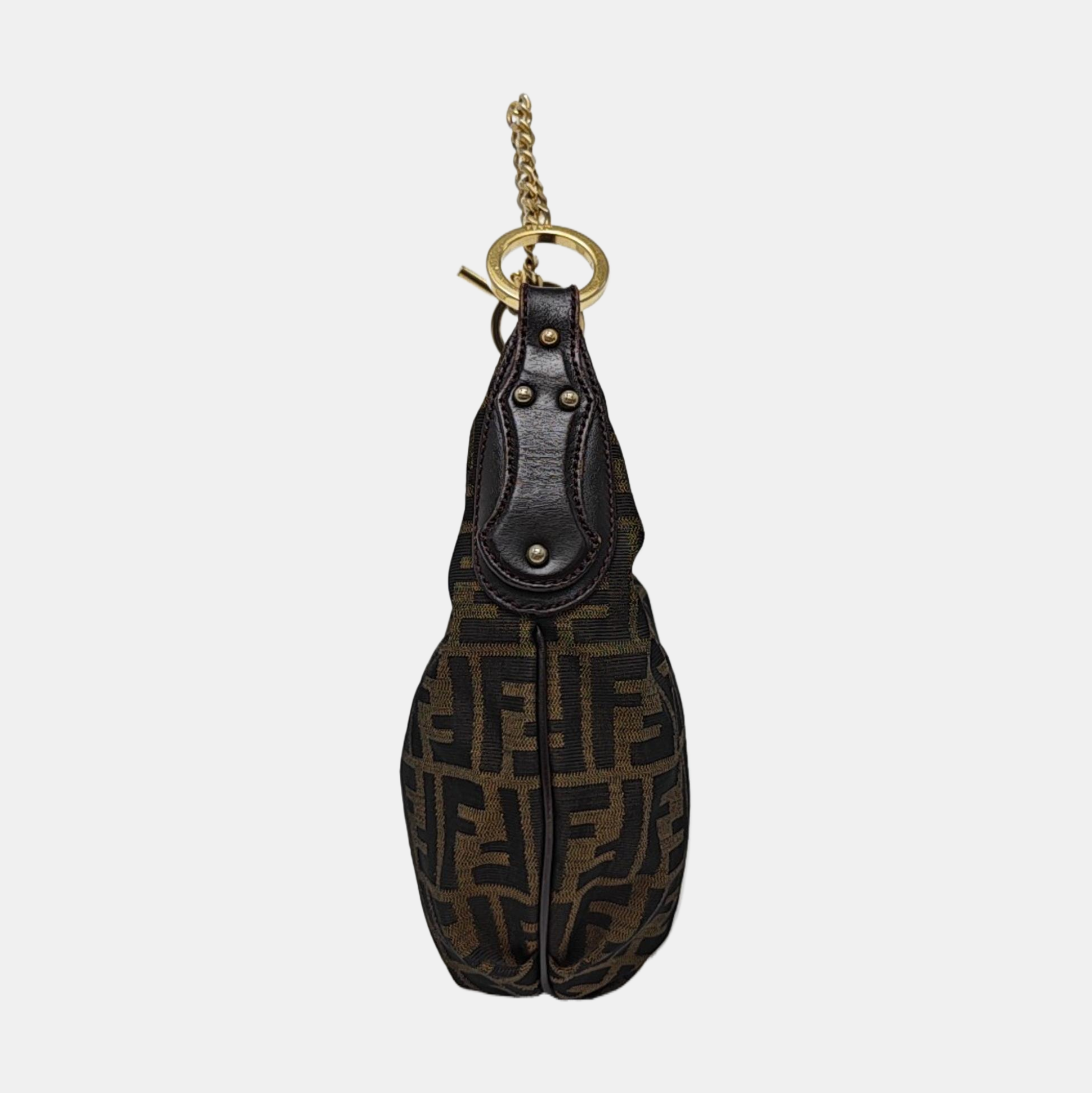 Canvas Top Handle Bag Brown