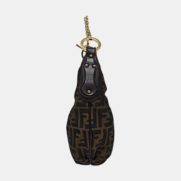 Canvas Top Handle Bag Brown