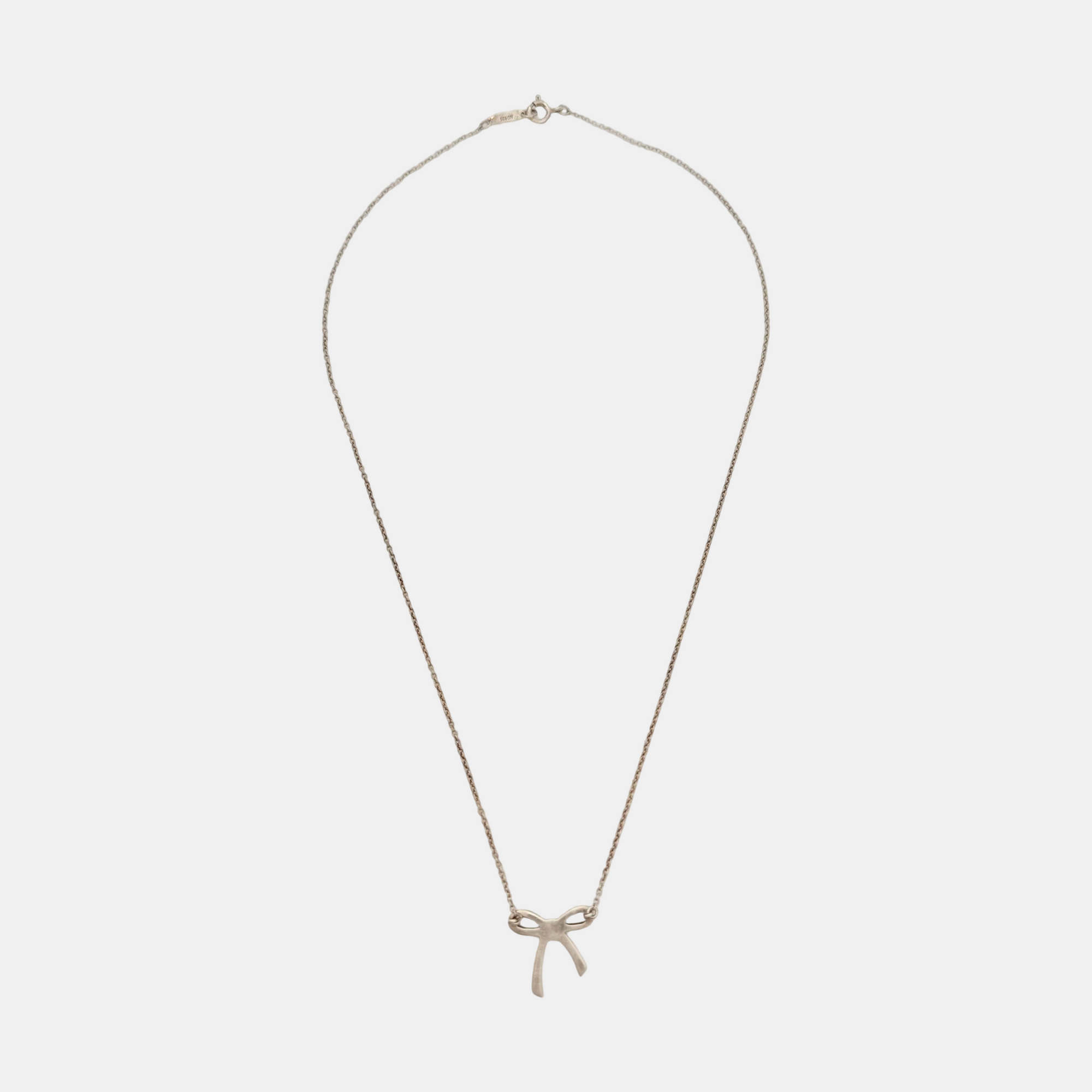 Tiffany Bow 925 Sterling Silver Necklace