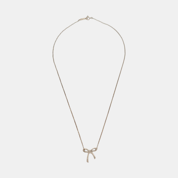 Tiffany Bow 925 Sterling Silver Necklace