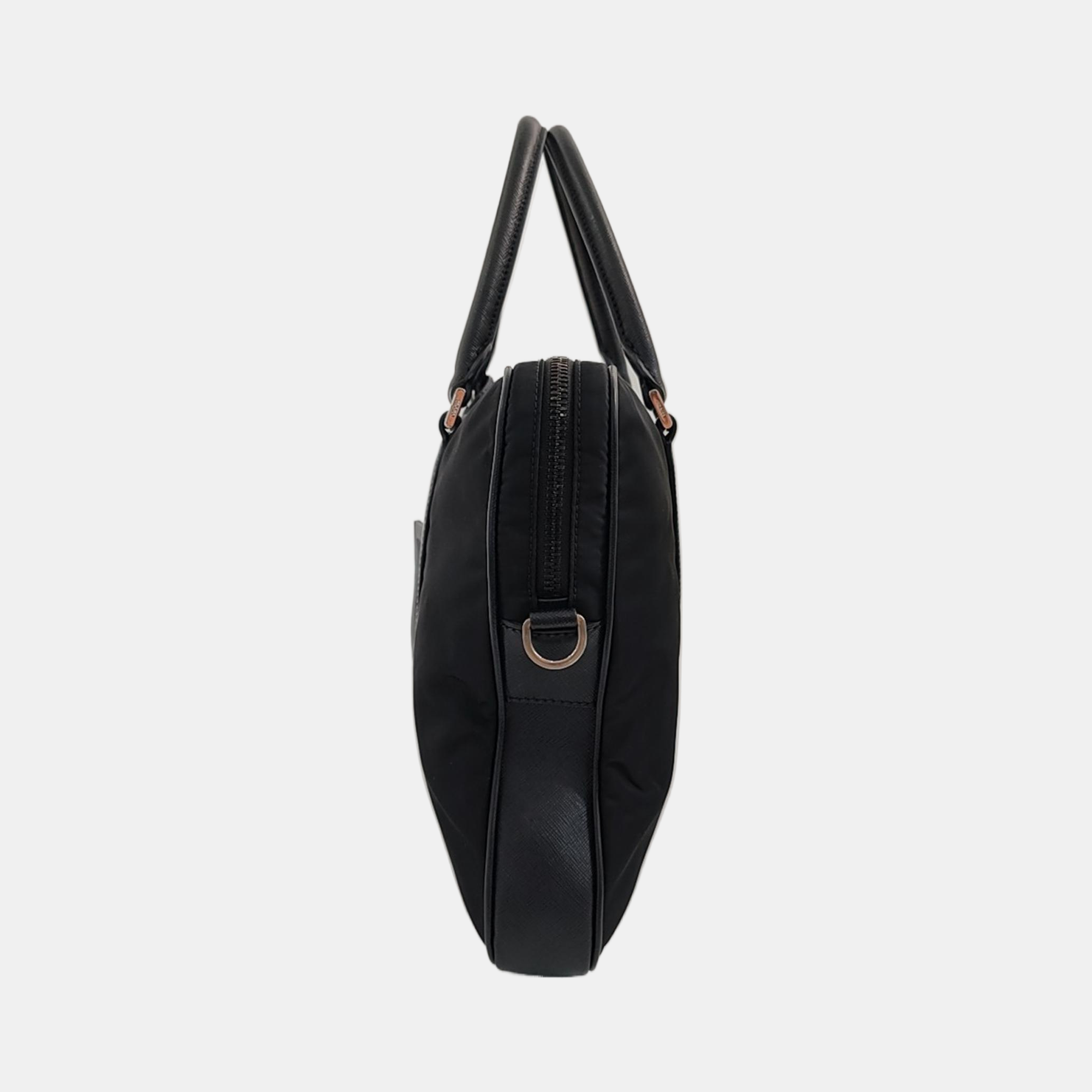 Nylon Shoulder Bag Black