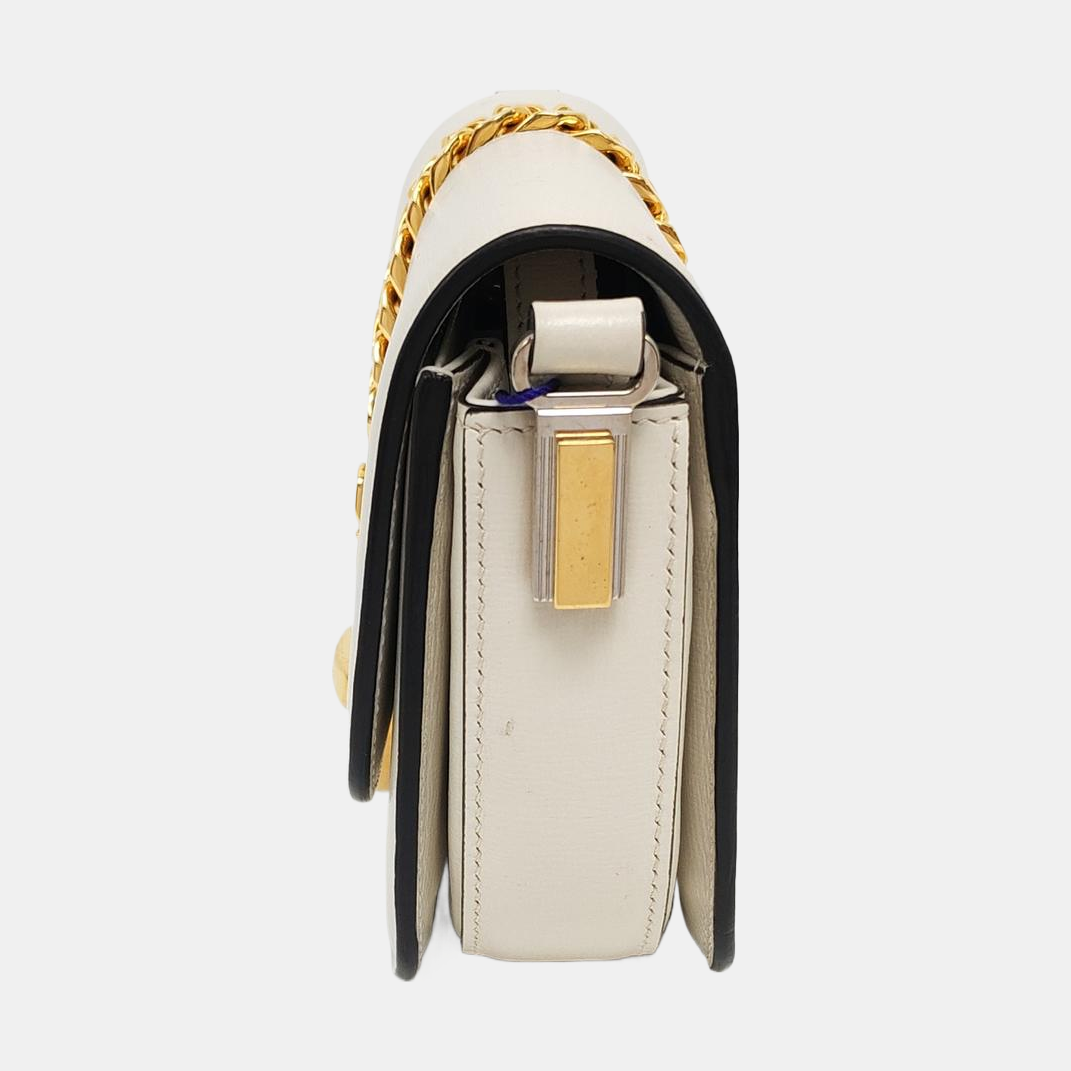Sylvie 1969 Mini Calfskin White