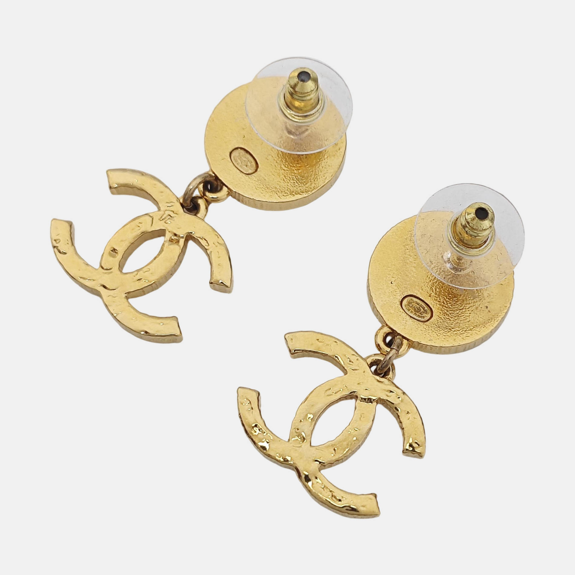 Metal Gold Stud Earrings