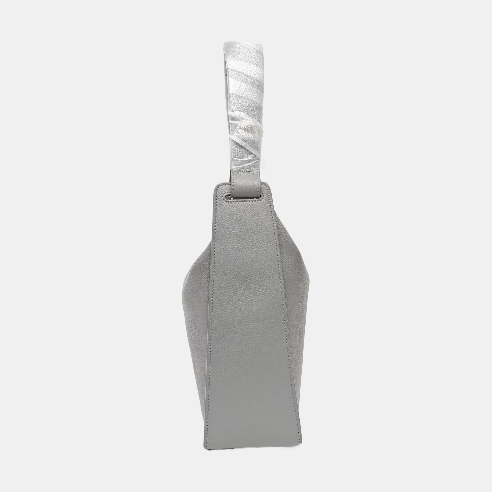 Calfskin Shoulder Bag Gray