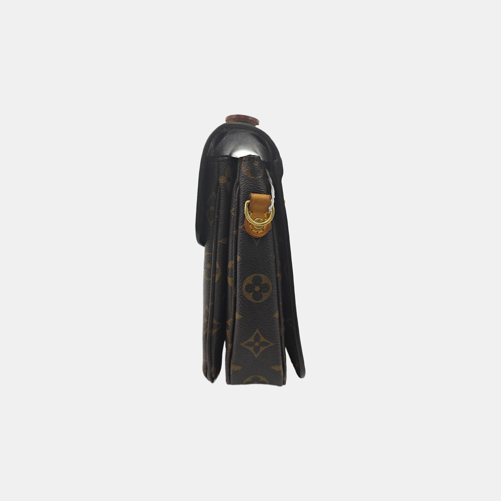 MÉTIS MM Monogram Coated Canvas Brown