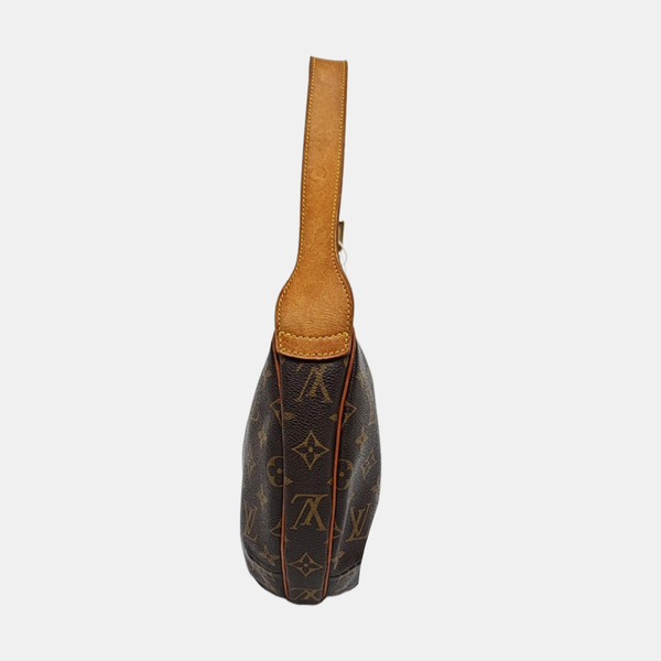 CROISSANT MM Monogram Coated Canvas Brown