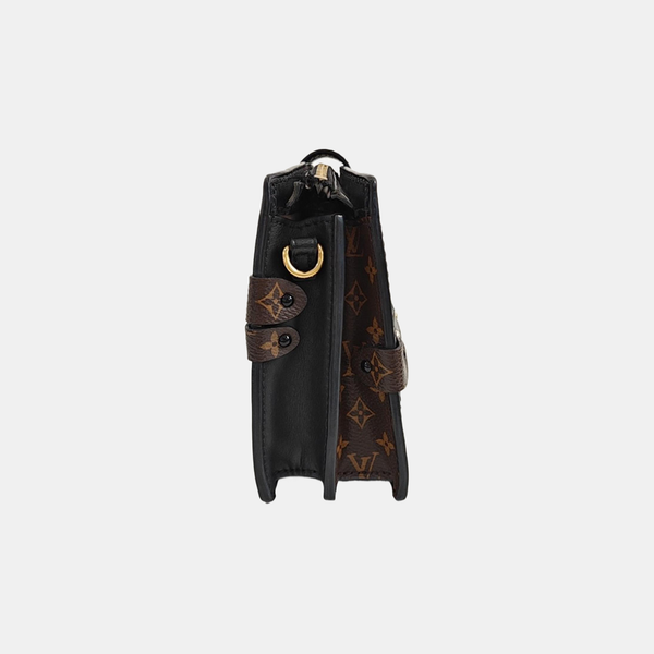 TRUNK Monogram Coated Canvas Brown