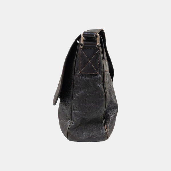 GG Imprime Monogram Calfskin Brown