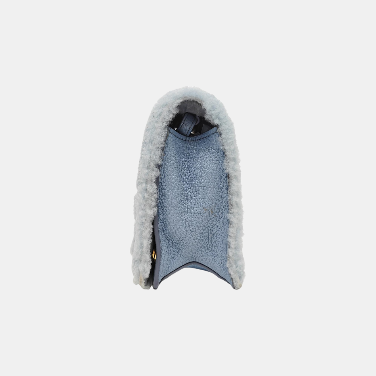 Fabric Shoulder Bag Blue
