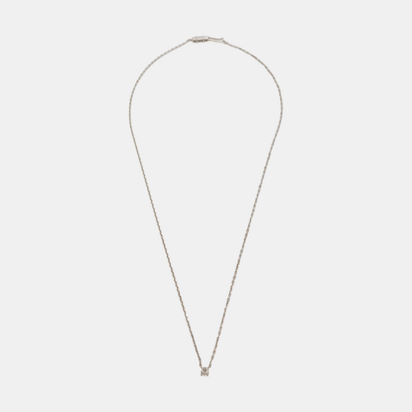 18k White Gold Silver Necklace