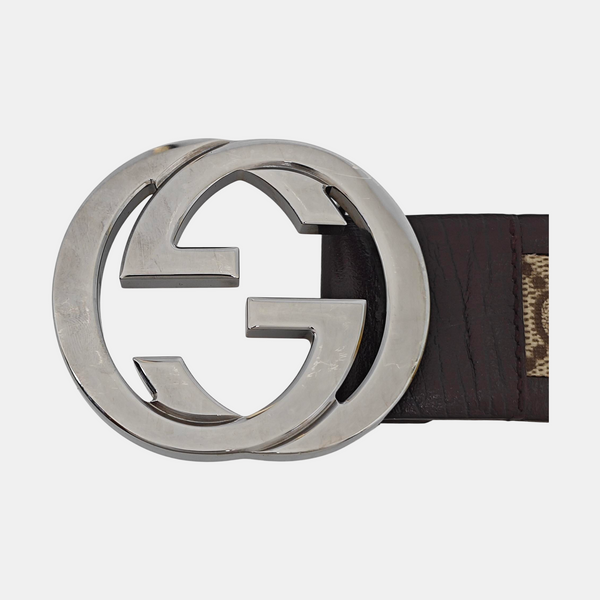 Leather Belt Beige