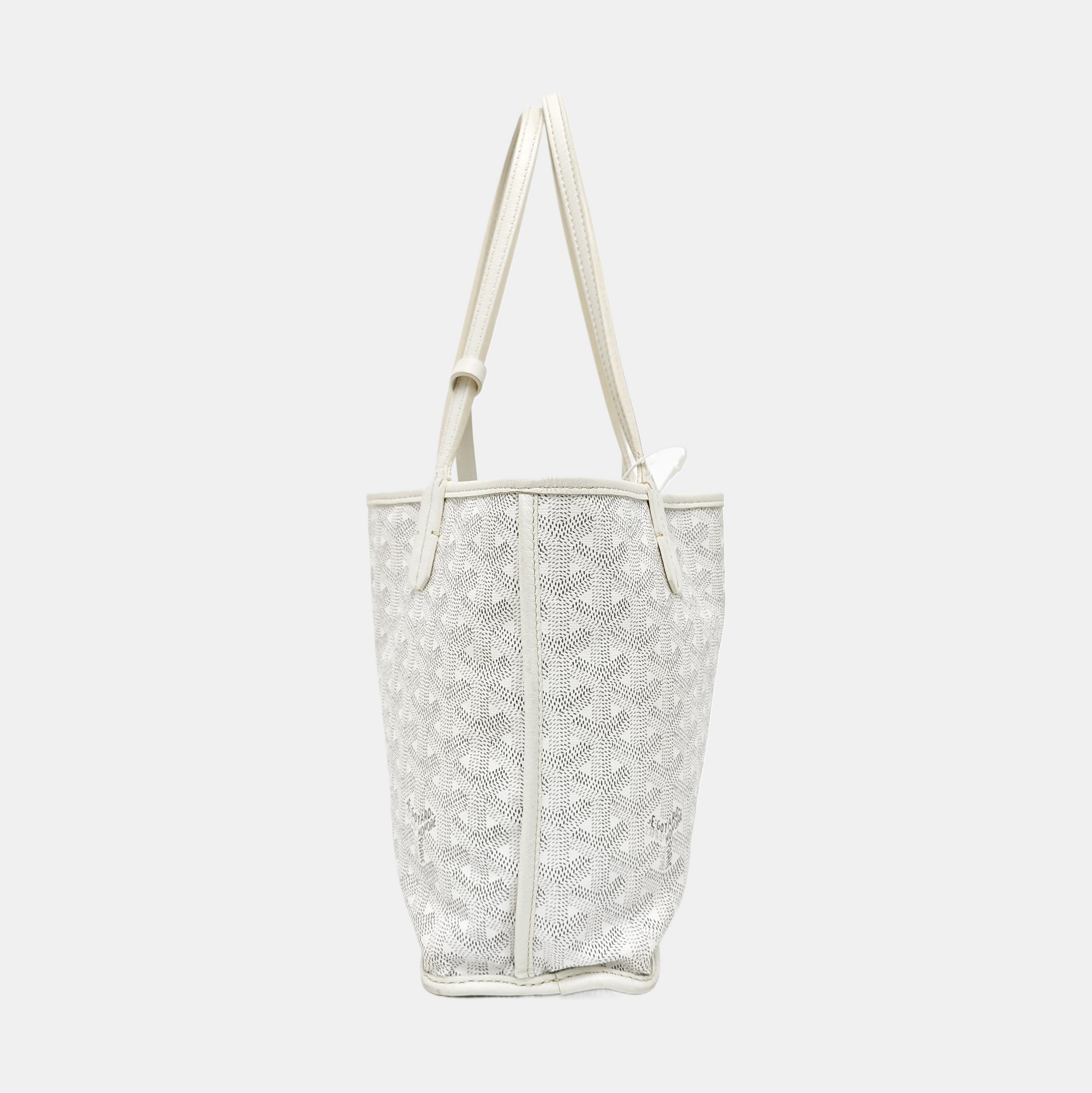 Anjou Mini Coated Canvas White