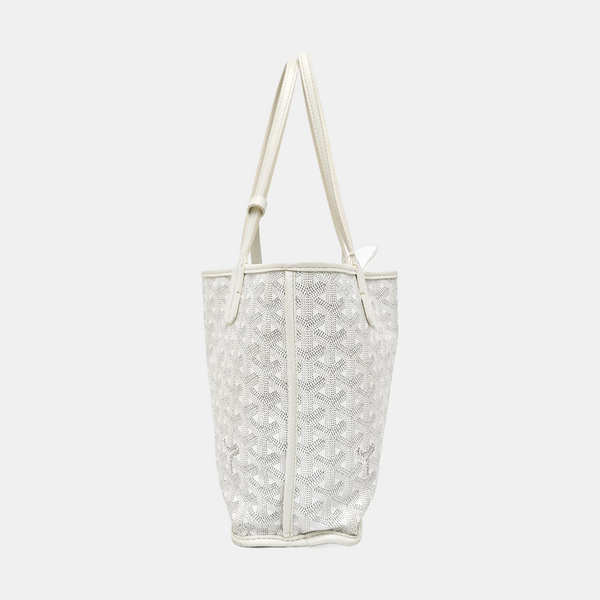 Anjou Mini Coated Canvas White