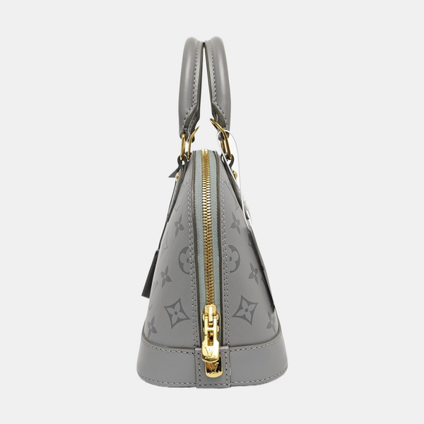 ALMA BB Monogram Calfskin Gray