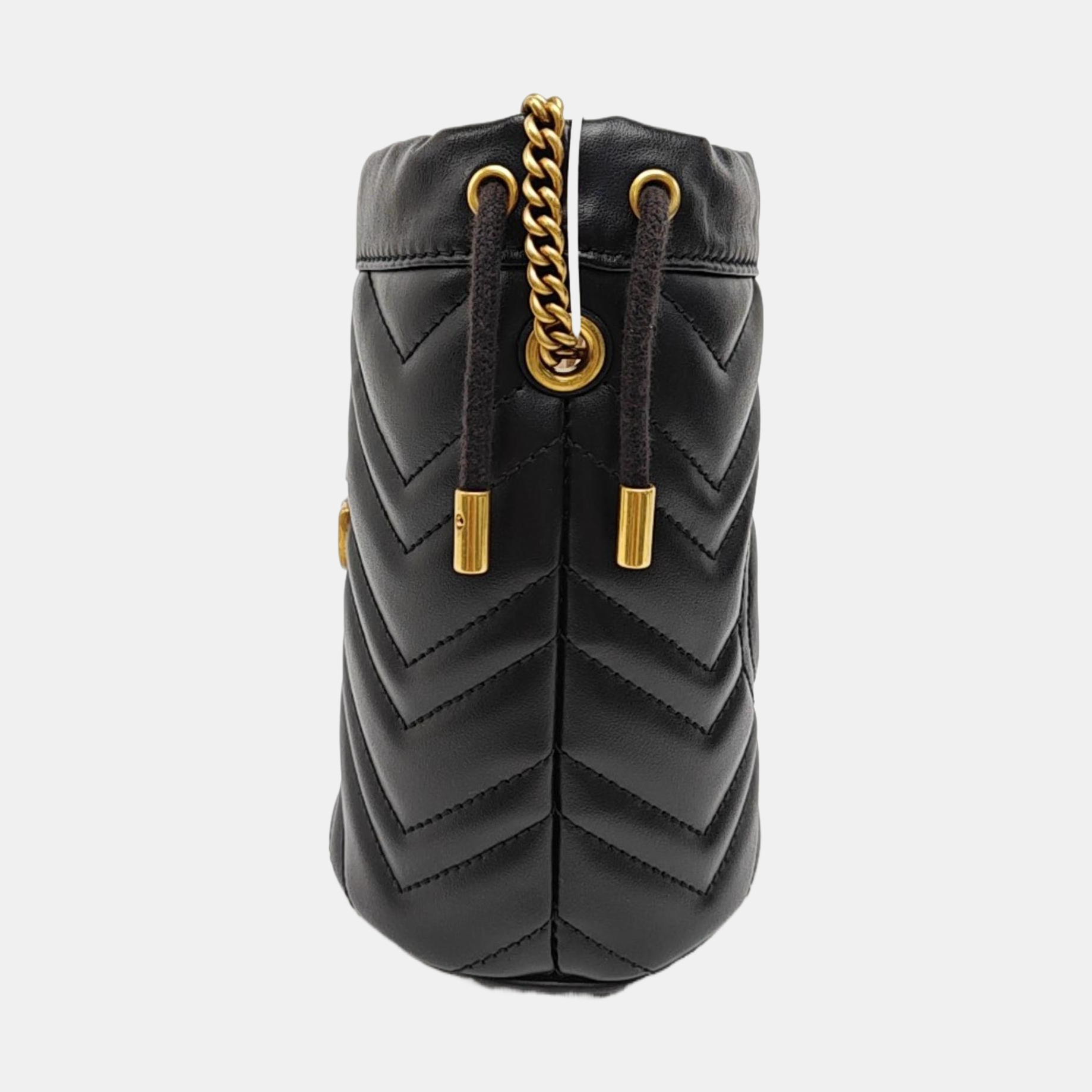 GG Marmont Mini Quilted Calfskin Black