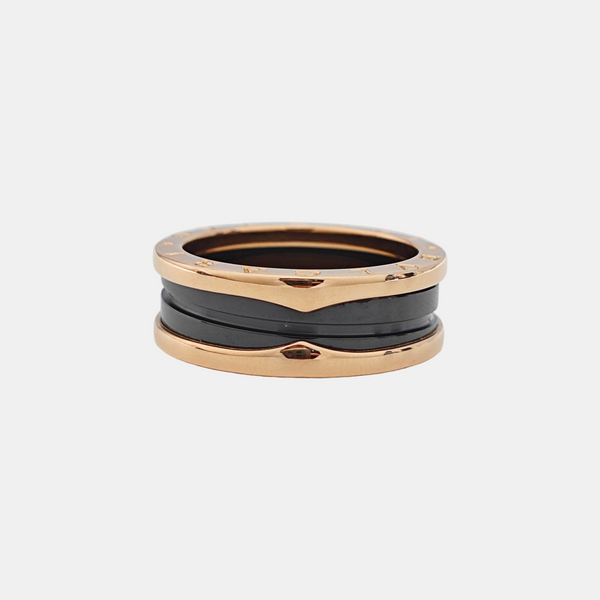 B.ZERO1 18k Rose Gold Ring EU 60