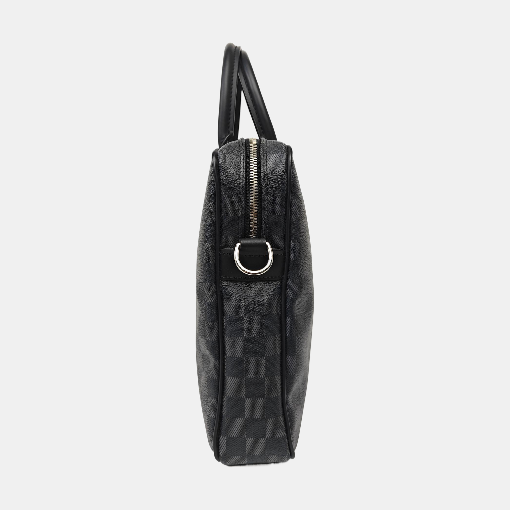 PORTE-DOCUMENTS PM Damier Graphite Coated Canvas Black