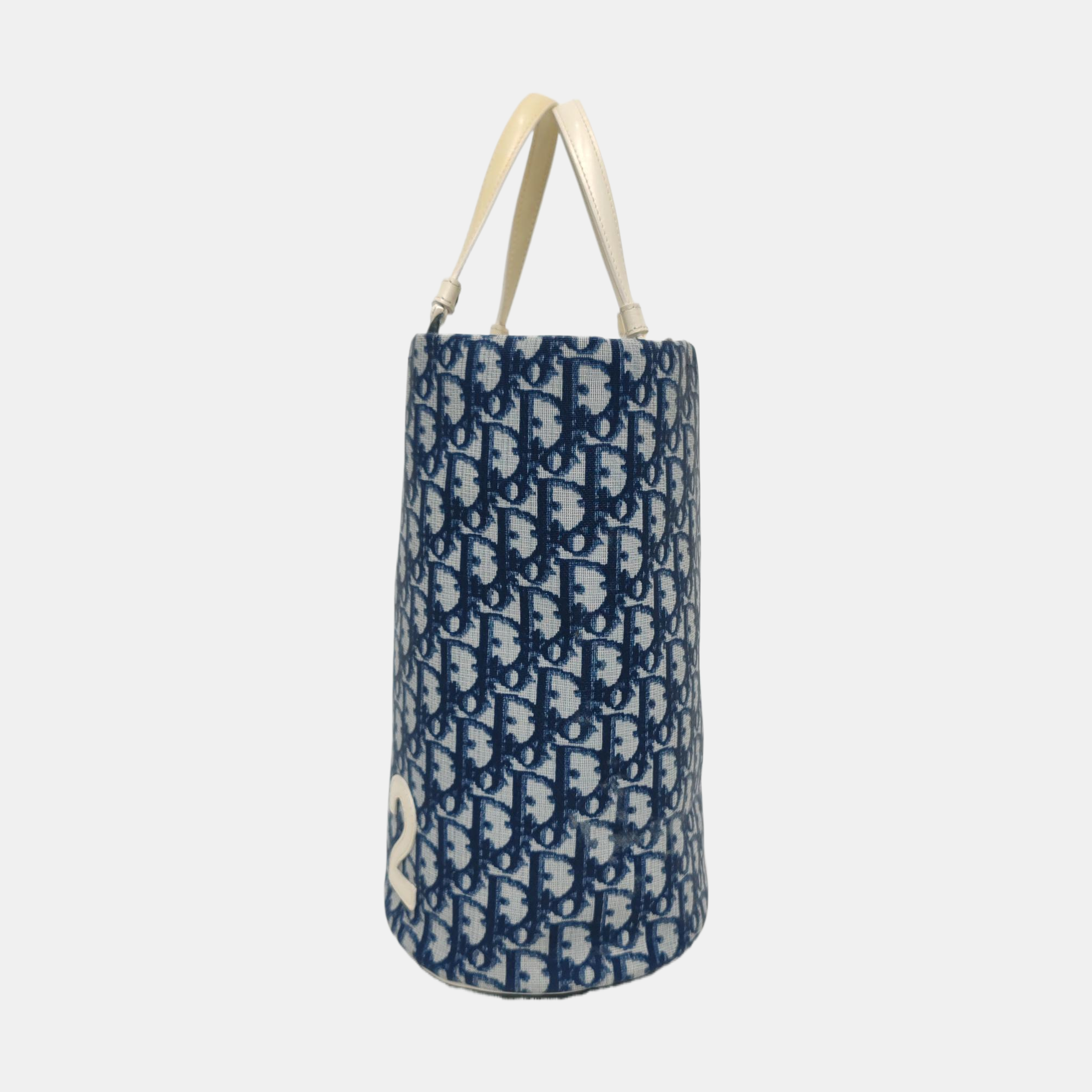 Oblique Coated Canvas Blue