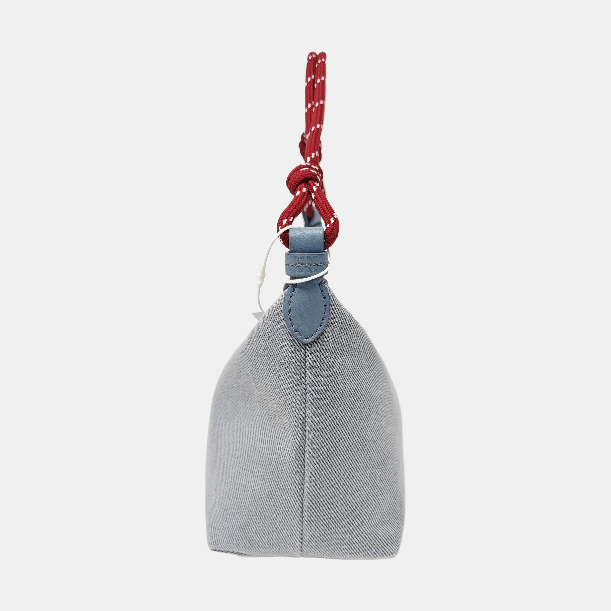 Canvas Top Handle Bag Blue