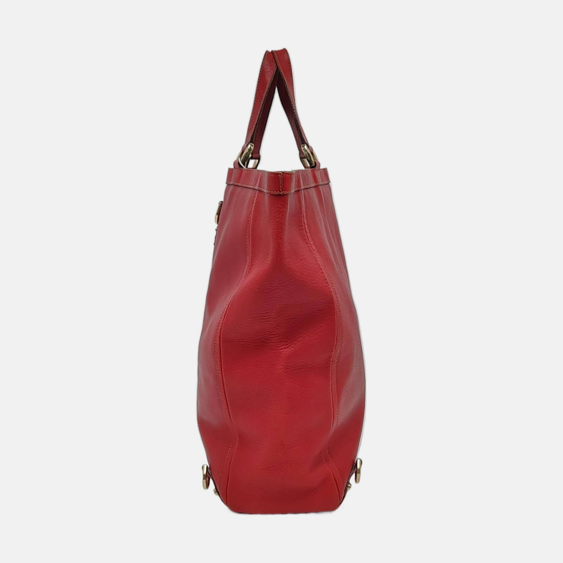 Abbey Calfskin Red