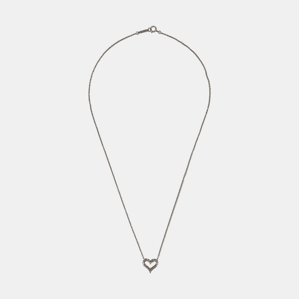Tiffany Hearts Platinum 950 Silver Necklace