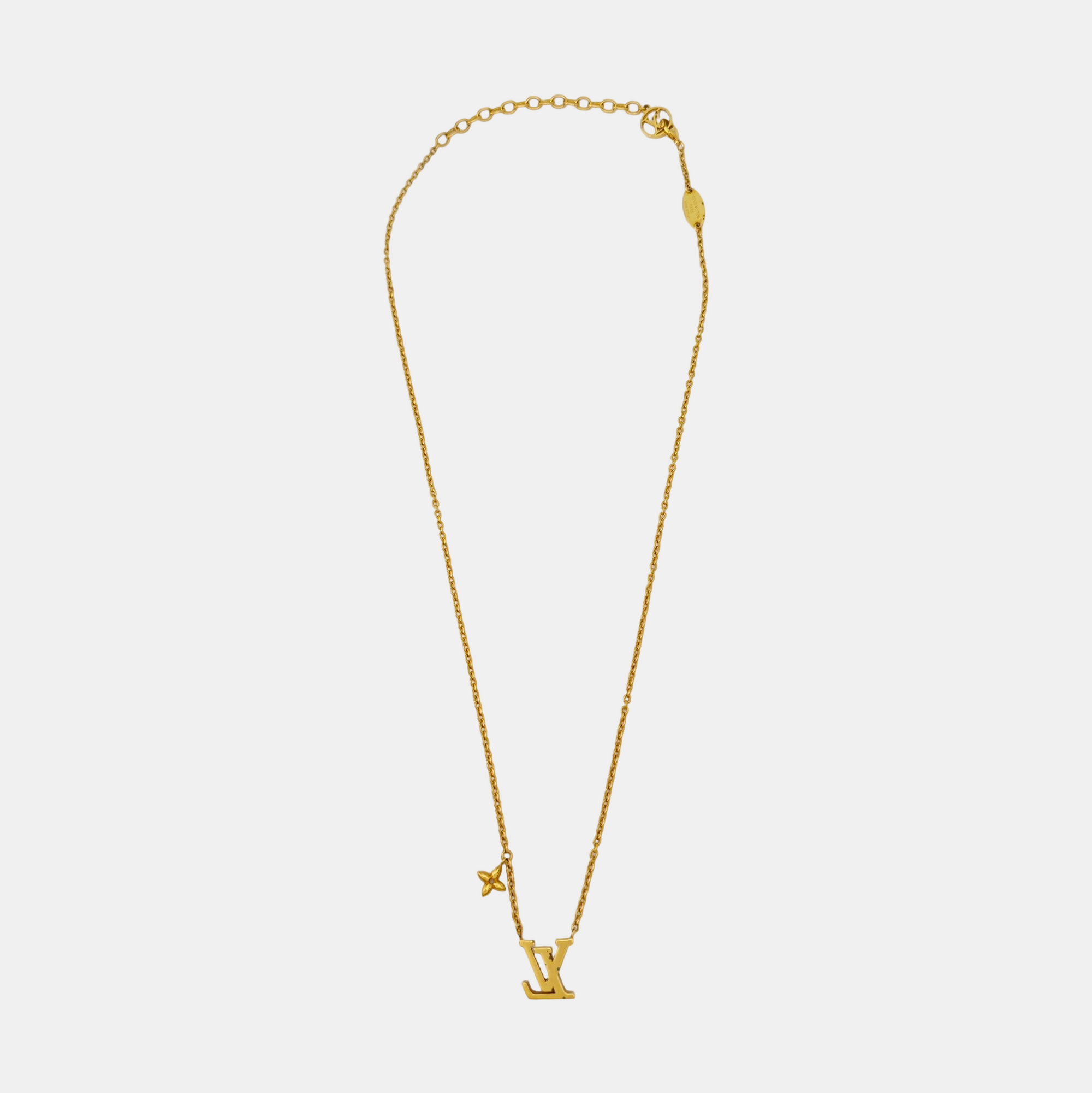 LV ICONIC Metal Gold Necklace