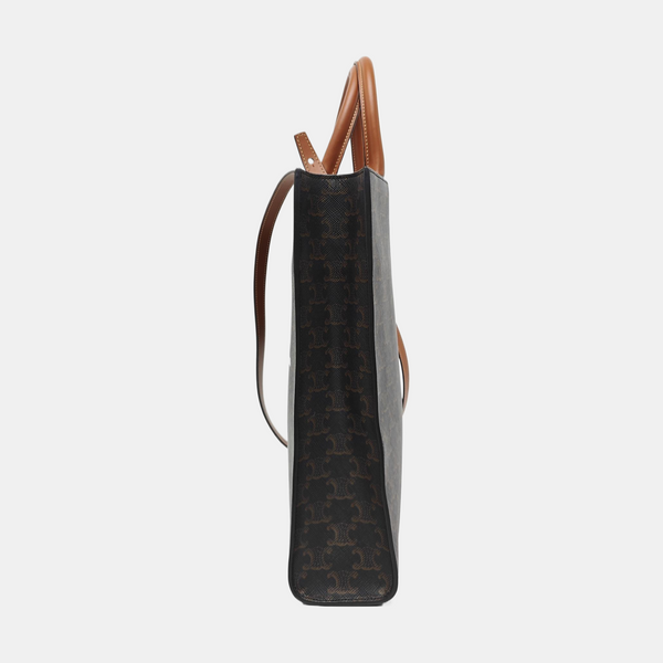 CABAS CELINE Small Coated Canvas Brown