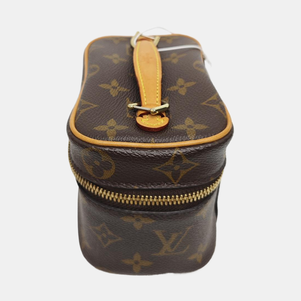 NICE Super Mini Monogram Coated Canvas Brown