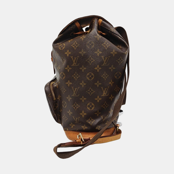 MONTSOURIS GM Monogram Coated Canvas Brown
