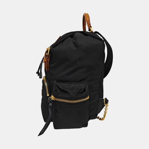 The Rucksack Medium Nylon Black