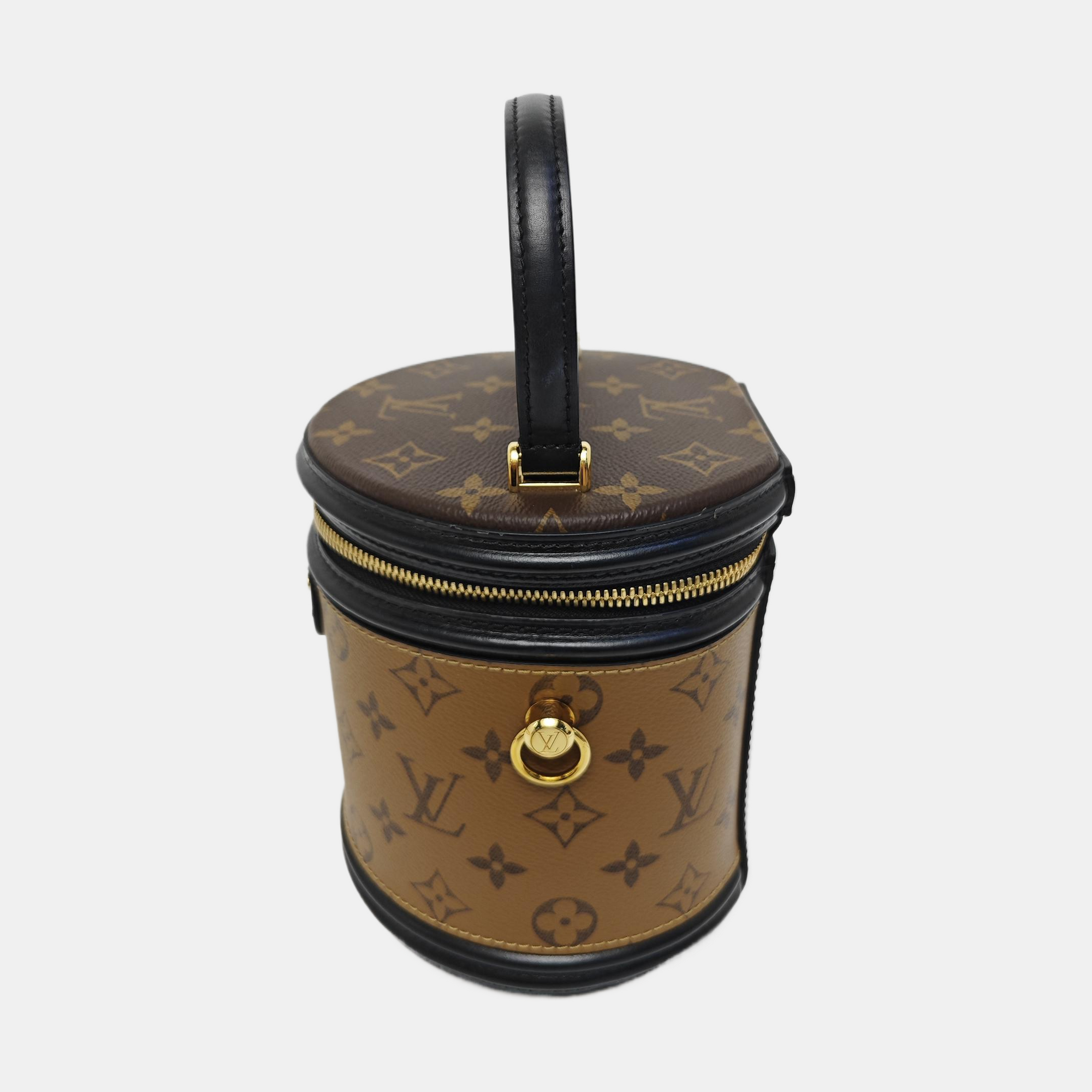 CANNES PM Monogram Coated Canvas Brown
