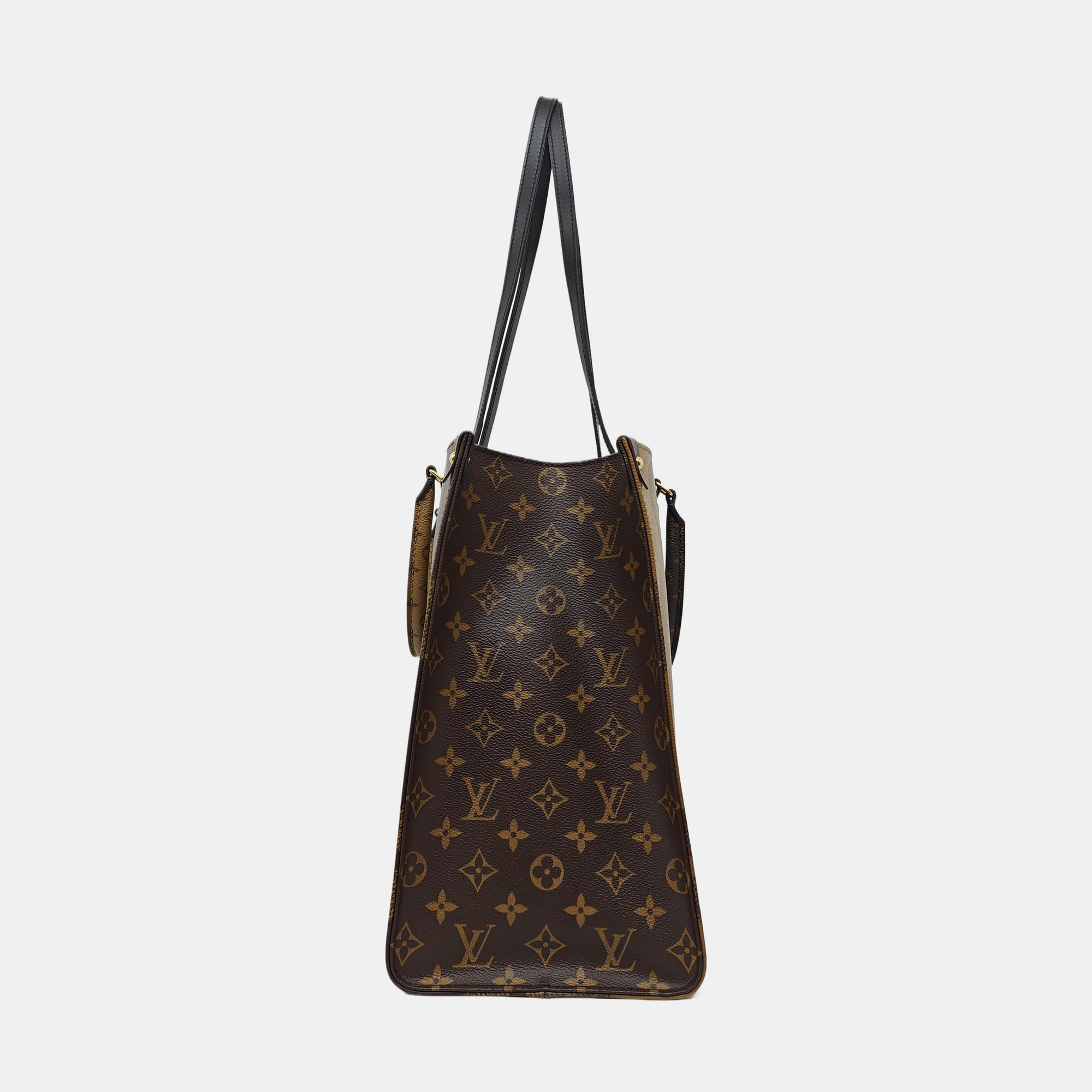 ONTHEGO GM Monogram Coated Canvas Brown