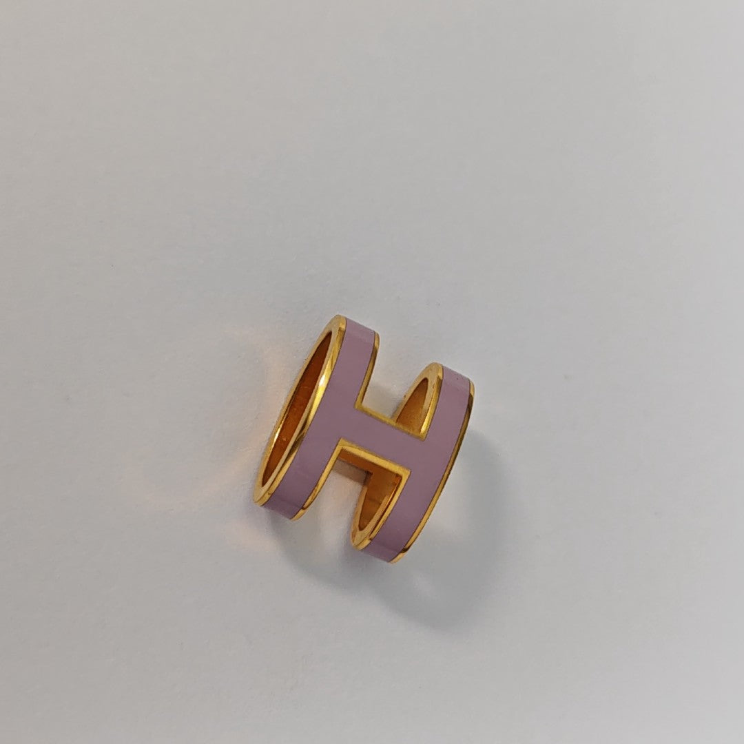 Pop H Metal Purple Pendant