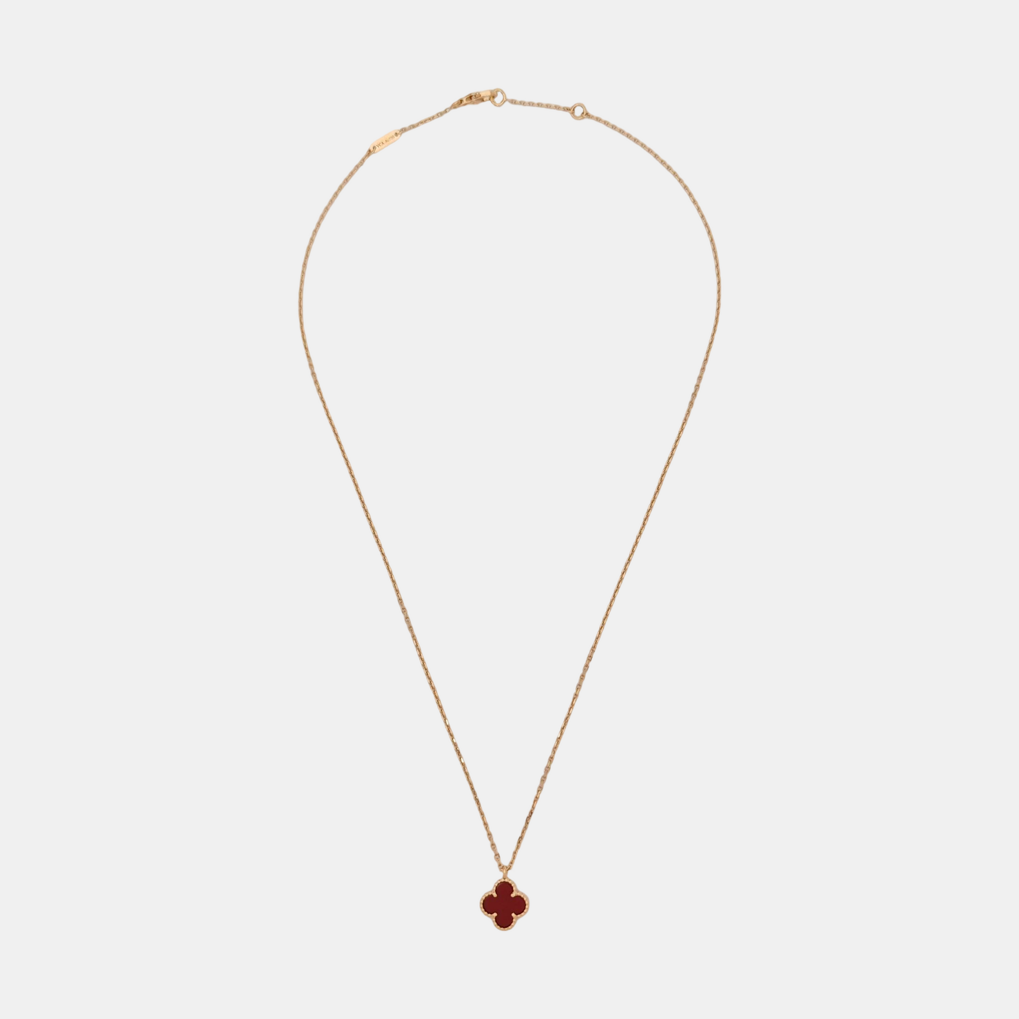 Sweet Alhambra 18k Rose Gold Necklace