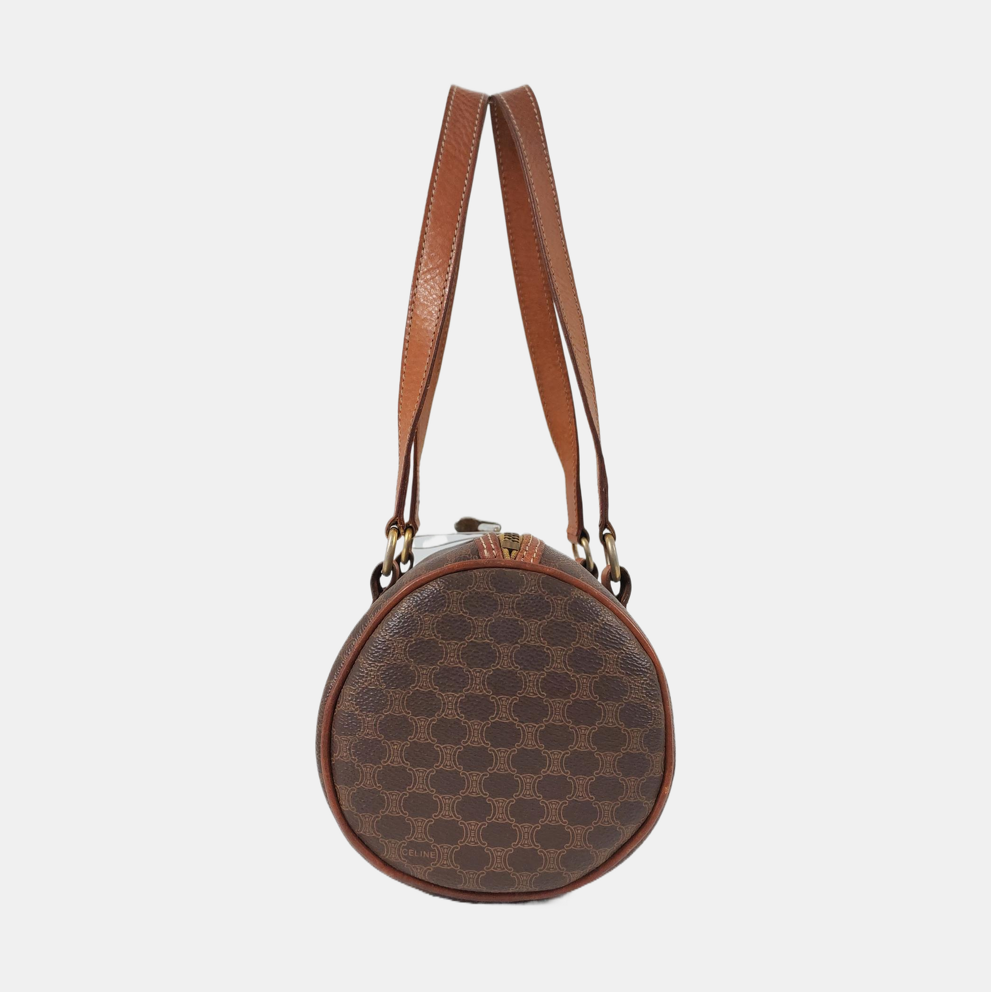 MACADAM BOSTON Coated Canvas Brown