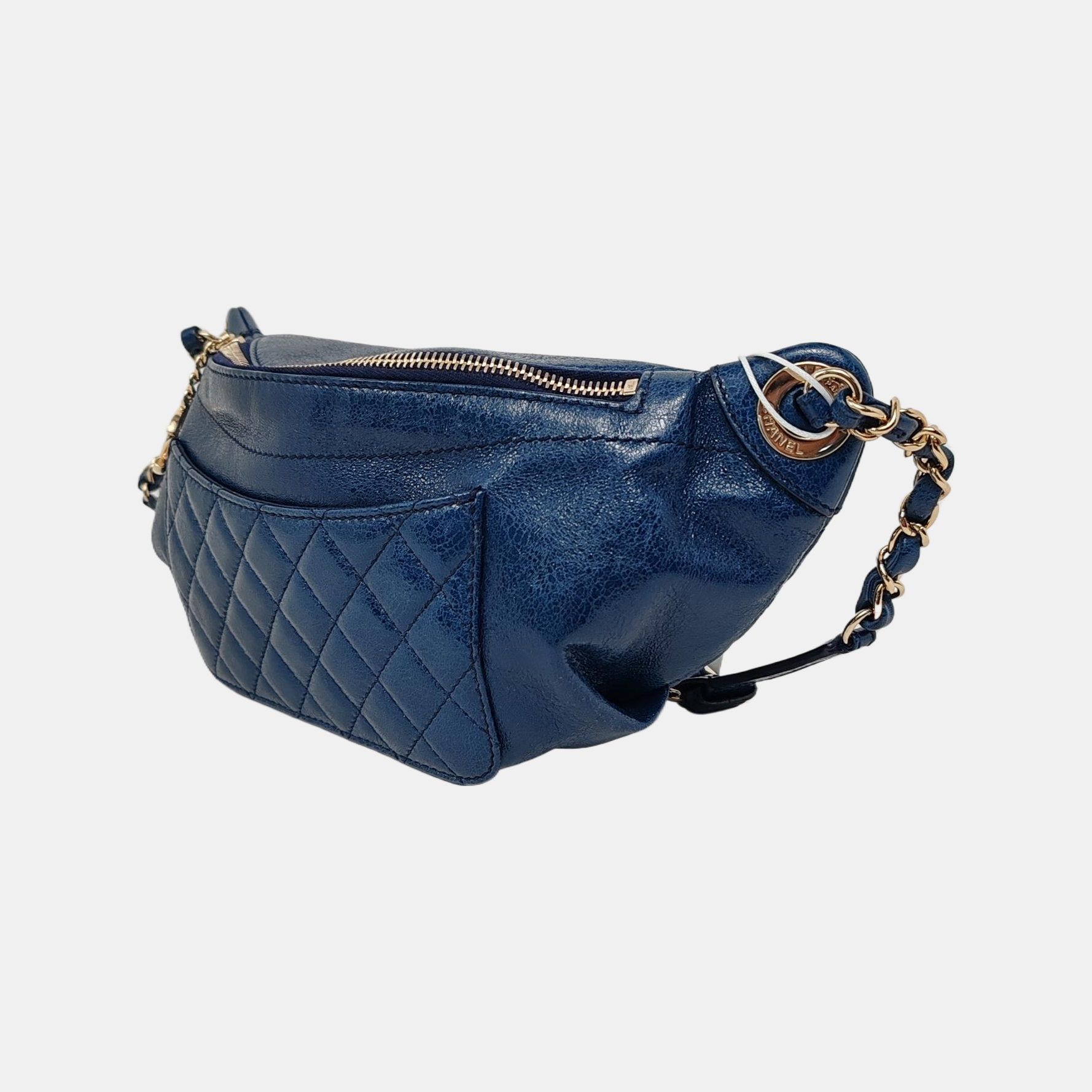 Quilted Calfskin Blue