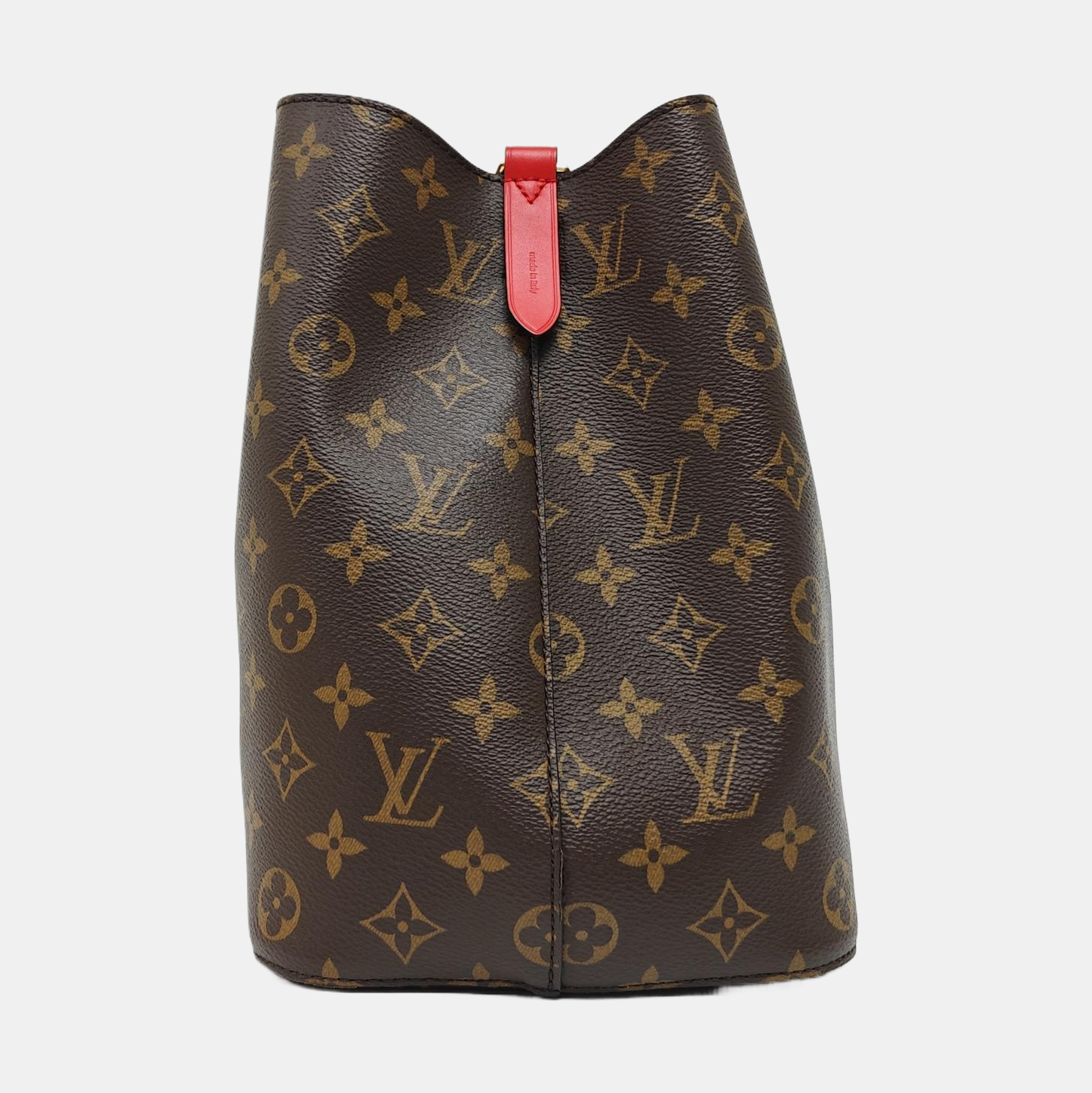 NÉONOÉ MM Monogram Coated Canvas Brown