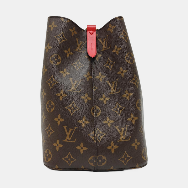 NÉONOÉ MM Monogram Coated Canvas Brown
