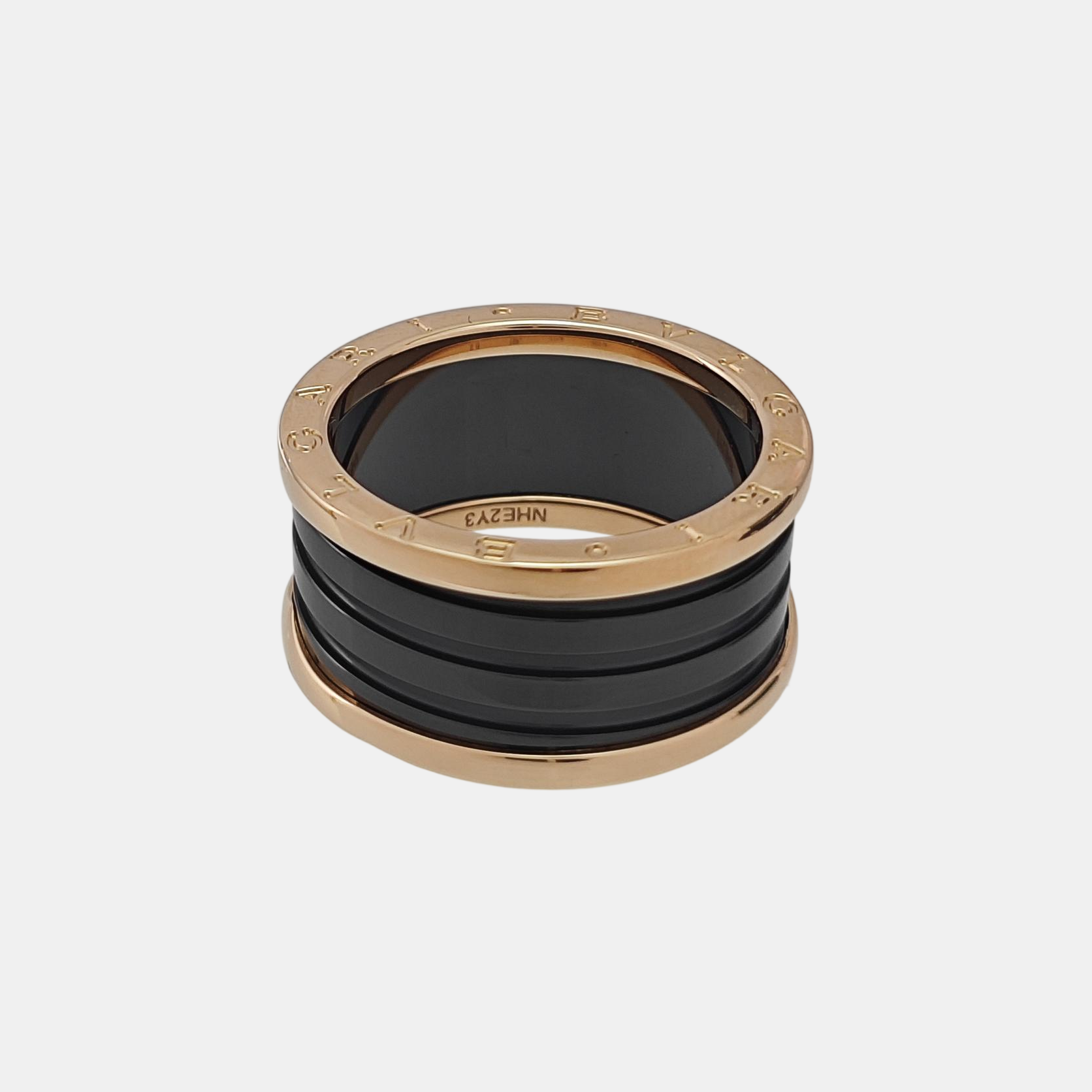 B.ZERO1 18k Rose Gold Ring EU 62
